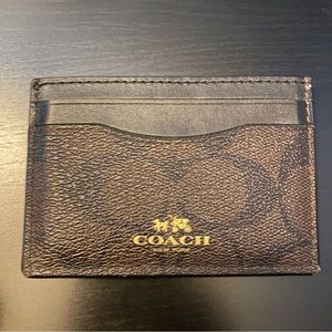 Original Coach cardholder front pocket wallet